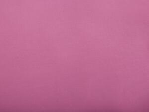 Rózsaszín pamutszatén ágynemű-garnitúra 155 x 220 cm HARMONRIDGE