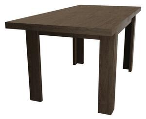 Kinyitható étkezőasztal (120-160 cm), sötét kőris