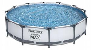 Bestway Steel Pro Max fémvázas medence+kiegészítők – 366 x 76 cm