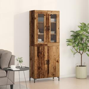 Magasfiú 2 pcs Régi fa 69,5 x 34 x 180 cm Faanyag