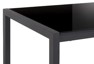 Fekete Bővíthető Étkezőasztal 120/160 x 80 cm GRANADA