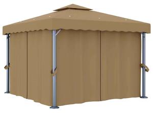 VidaXL Pavilon - Alumínium - 3x3m - Tópszín