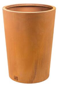 G21 Corten Round virágláda, 55 x 75 cm