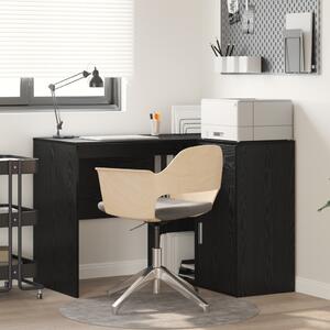 Sarok íróasztal Fekete tölgy 102x88x75 cm Forgácslap