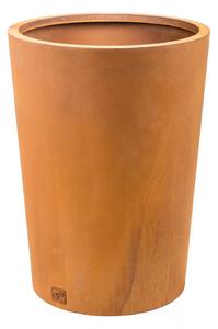 G21 Corten Round virágláda, 55 x 75 cm