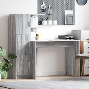 Asztal 2 pcs Szürke Sonoma