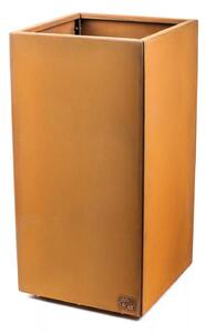 G21 Corten Square virágláda, 40 x 80 x 40 cm