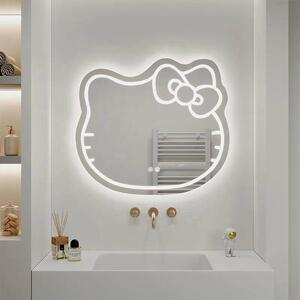 Kitty LED Tükör Macska, 80X70, Érintéses, Páramentesítő Rendszerrel, Dimmelhető