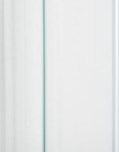 Edzett üvegű zuhanyzó ezüst kerettel 80 x 80 x 185 cm JUKATAN