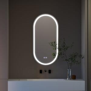 LED Tükör Ovala, 50x100 cm, Velara Touch, páramentesítő rendszerrel, dimmelhető