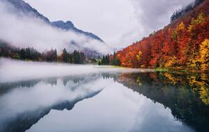 Fotográfia Autumn reflections, Ales Krivec, (40 x 24.6 cm)