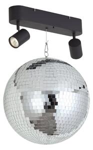 Retro függőlámpa Diszkógömb LED-del 2-lámpás távirányítóval - Discoball