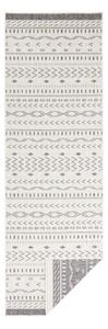 Kuba szürke-krémszínű kültéri szőnyeg, 250 x 80 cm - NORTHRUGS