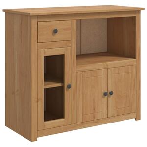 VidaXL Mikró felület fiókkal PANAMA Mézes Viasz 99.5 x 44 x 86.5 cm