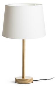 Rendl asztali lámpa maui/ambitus 30 polycotton fehér fa r14035