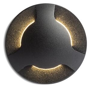 Rendl kültéri mennyezeti lámpa kick iii fekete IP54 r12621