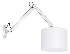 Rendl fali lámpa madison w fehér króm r12480