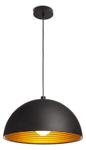 Rendl függeszték carissima 40 matt fekete aranysárga r11766