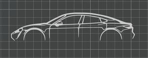 Porsche Taycan faldekoráció