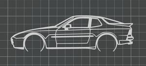 Porsche 944 faldekoráció