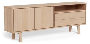 Komód Norsica Levsonu 105, Természetes fa furnér, Laminált forgácslap, 75x200x40cm, Tölgy