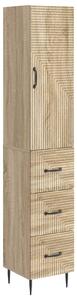 VidaXL Szekrény szett 2 db 33 x 34,5 x 90 cm Szerelt Fa Sonoma Tölgy