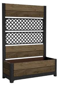 Keter Deco Tulip virágláda Walnut