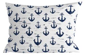 Polipamut párnahuzat NAVYSTA POLY 50x70 cm, kék-fehér