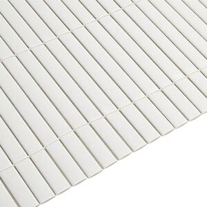 VidaXL kétoldalas fehér PVC kerti kerítés 1,8 x 3 m