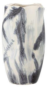 Fekete-fehér agyagkerámia váza (magasság 37 cm) Elira – Bloomingville