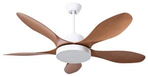 Mennyezeti ventilátor világítással BARBET Távirányítóval LED Világosbarna