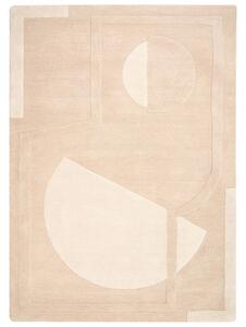 Szőnyeg GAYA Bézs 160 x 230 cm Gyapjú