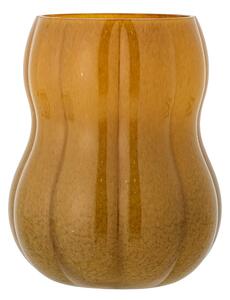 Barna üveg kézzel készített váza (magasság 20 cm) Pumpkin – Bloomingville