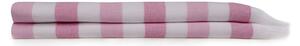 Rózsaszín pamut strandtörölköző szett 2 db-os 70x140 cm Stripe – Foutastic