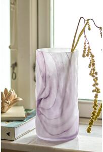 Lila kézzel készített üveg váza (magasság 24,5 cm) Moore – Bloomingville