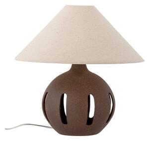 Krémszínű asztali lámpa textil búrával (magasság 40,5 cm) Liana – Bloomingville