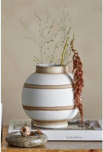 Fehér agyagkerámia váza (magasság 18 cm) Sahifa – Bloomingville