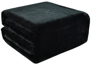 EMI fekete színű mikroszálas takaró 150 x 200 cm