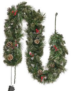 Karácsonyi girland LED WAPTA 180 cm Zöld