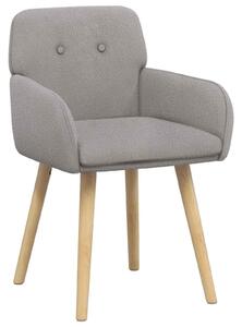 VidaXL Étkező Székek 2 db Bouclé Világosszürke 59 x 57 x 85 cm