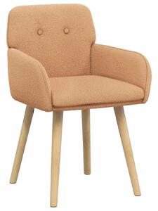 VidaXL Étkező Székek 2 db Bouclé Bézs 59 x 57 x 85 cm