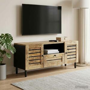 VidaXL Tároló szekrények Természetes 105 x 33 x 46 cm Tömör Mangófát