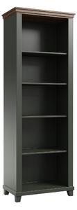 Könyvespolc Tolnue 134, Nyitott, Laminált forgácslap, 200x71x42cm, Sötétzöld