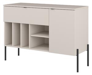 Komód Levtenu 112, Laminált forgácslap, 75x105x40cm, Kasmír