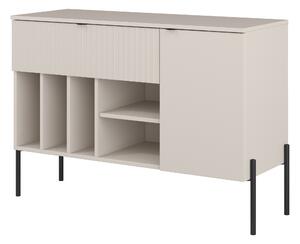 Komód Levtenu 113, Laminált forgácslap, 75x105x40cm, Kasmír