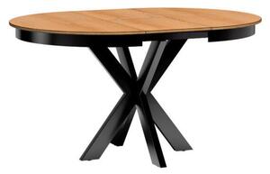 Fonti F-10 modern kinyitható asztal (110-150 cm), karamell tölgy