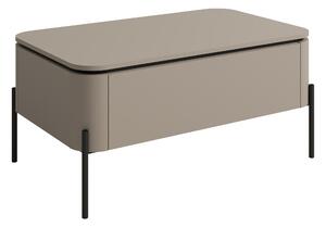 Dohányzóasztal Mirbeno 106, Fém, Laminált forgácslap, 47x60cm, Congo