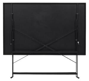 Összecsukható kültéri asztal 110 cm, fekete - BELLA VITA