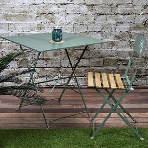 Összecsukható kültéri asztal 70 cm, zöld - BELLA VITA