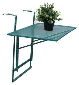 Korlátra akasztható asztal, zöld - BALCONUS